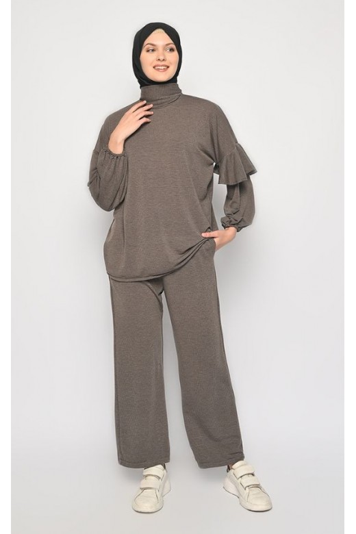 Lorena Pants Set Coffe